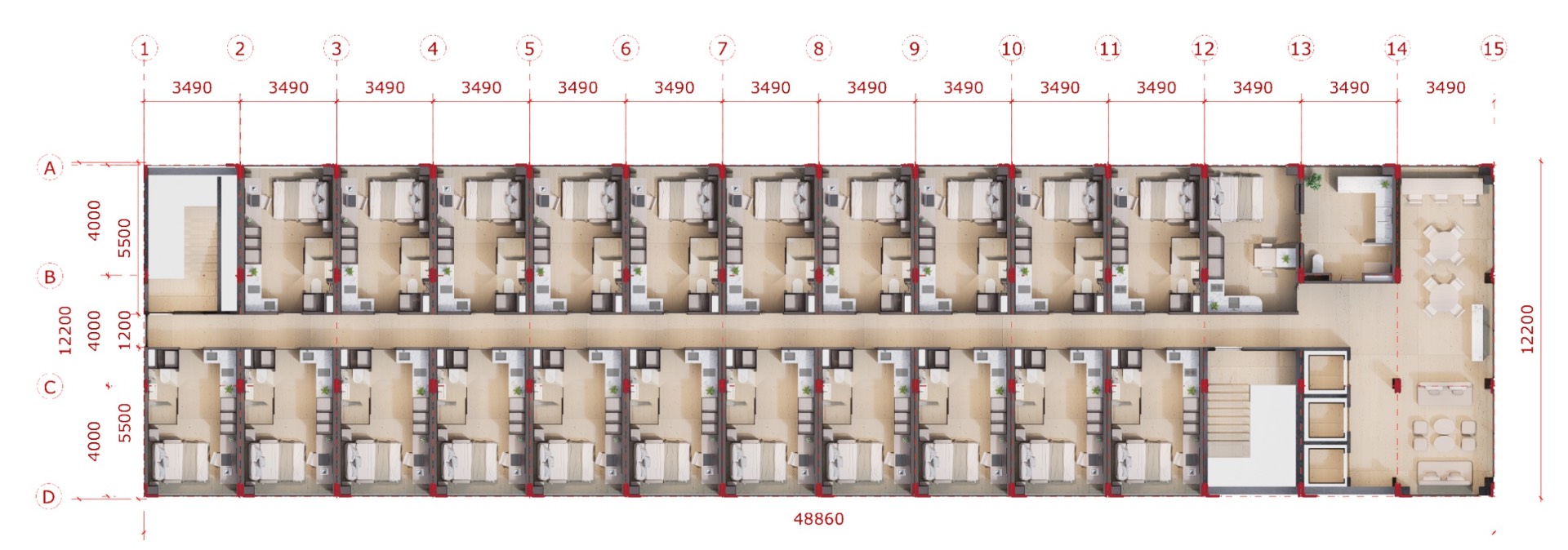 Typical PBSA floor plate